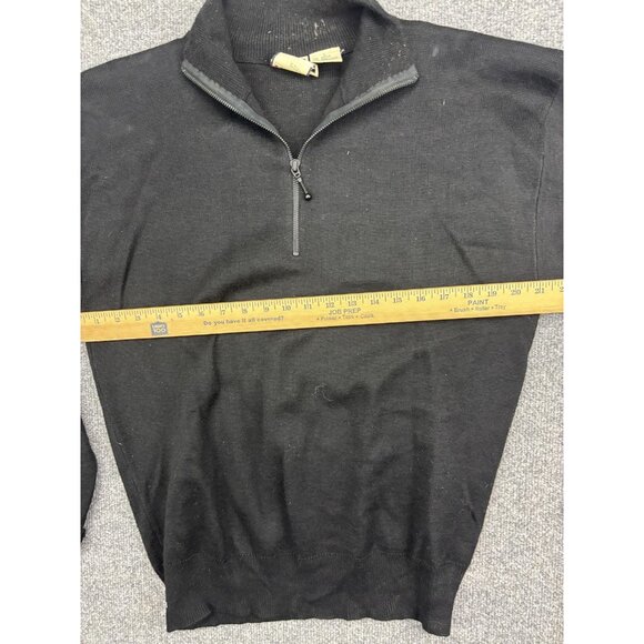 Vintage Summit Sweater Mens Large Half Zip Wool Blend Pullover 90s Hong Kong - Picture 4 of 7